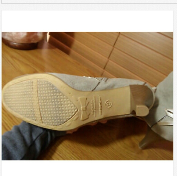 PREDICTIONS Heeled Boots with Bows 9 Light brown - Picture 7 of 8